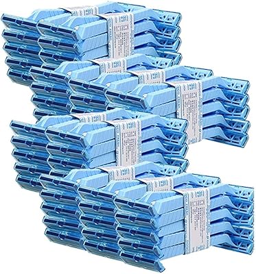 Younsolo Stainless Steel Twin Blades Disposable Razors, 100 Count