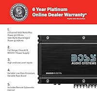 BOSS Audio Systems OX4.400 4-Channel Car Amplifier — image 3