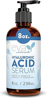 Eva Naturals Anti-Aging Hyaluronic Acid Serum 8oz