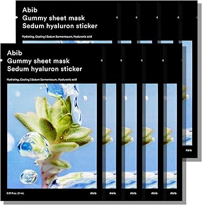 Abib Gummy Sheet Mask Sedum Hyaluron Sticker (10 sheets)