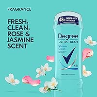 Degree Ultra Fresh Antiperspirant Deodorant Stick Shower Clean 2.6 oz — image 4