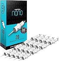 Vertix Nano Membrane Tattoo Cartridge Needles - 5 Magnum 0.25mm Curved Taper (20 Count) — image 1