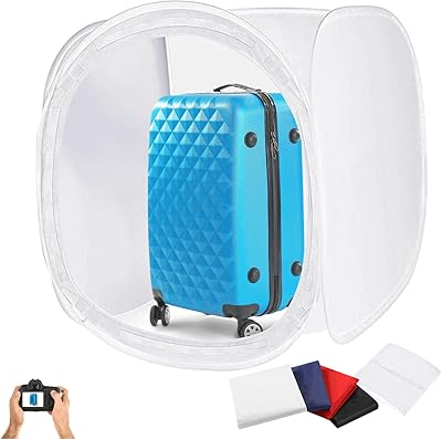 Julius Studio 50 x 50 inch Cubic White Cube Photo Shooting Tent