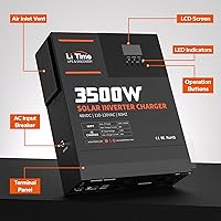 LiTime 3500W Pure Sine Wave Solar Inverter Charger — image 2