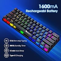 Pauroty 60% Wireless Mechanical Keyboard — image 5