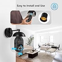 Jennov 2K Light Bulb Security Camera — image 2