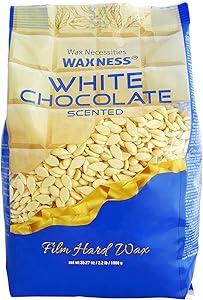 Wax Necessities Waxness Film Hard Wax White Chocolate Scented 2.2 Pounds