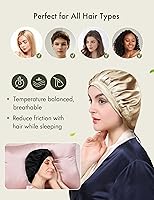 LilySilk 100% Mulberry Silk Bonnet, Taupe — image 5