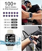 EGQINR Smart Watch for Women 1.75″ Bluetooth Call, Heart Rate Monitor, Sleep Tracker, IP68 Waterproof — image 4