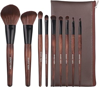 ENZO KEN Bamboo Makeup Brushes Set