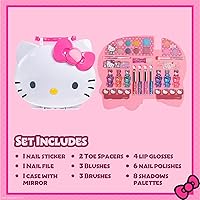 Townley Girl Hello Kitty Light-Up Makeup Vanity Set for Girls — image 2