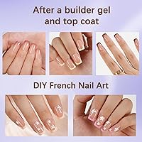 Misssix French Tip Press On Nails Kit, 160Pcs Short Square Gel Nail Tips — image 5