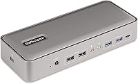 StarTech.com Dual-Laptop USB-C KVM Docking Station — image 1