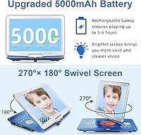 HotHat 16.9″ Portable DVD Player with 14.1″ Swivel Screen — image 2