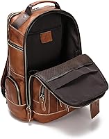 LANNSYNE Vintage Genuine Leather Backpack for Men — image 8