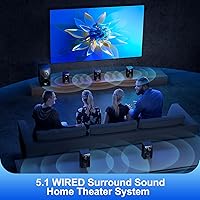 Bobtot B48 5.1 Channel Surround Sound Speaker System — image 3