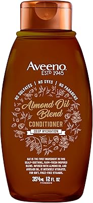Aveeno Almond Oil Blend Sulfate-Free Conditioner, 12 Fl Oz
