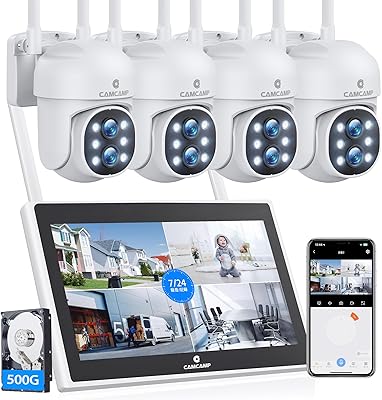 Camcamp 5MP Wireless Security Camera System SC49