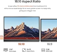 Yxk 14″ Portable Monitor 2.2K QHD — image 7