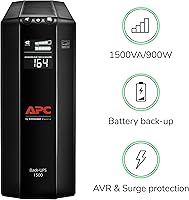 APC Back-UPS Pro 1500VA UPS Battery Backup & Surge Protector — image 4