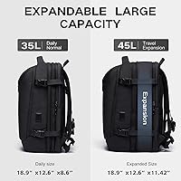 Tangcorle Vacuum Seal Travel Backpack 45L Expandable with USB Charging Port — image 5