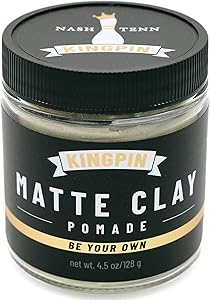 Kingpin Matte Clay Hair Wax for Men - 2.5oz Review