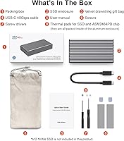 Qwiizlab ES40UR Fanless 40Gbps USB4 Thunderbolt SSD Enclosure 8TB — image 7