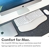 Macally BTBLERGO2A Bluetooth Ergonomic Split Keyboard — image 2