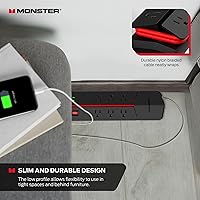 Monster Power Center Vertex Surge Protector with USB Ports — image 7
