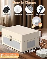 MANGOSTAN CD-003CT Vintage Suitcase Portable CD Player — image 4