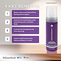KERATHERAPY Keratin Infused Volumizing Nourishing Styling Foam, 6 fl. oz. — image 5