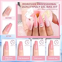 Morovan 48 Colors Poly Gel Nail Set — image 4