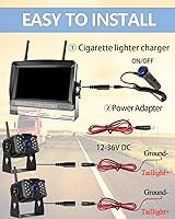 DOUXURY FHD 1080P Wireless RV Backup Camera System — image 9