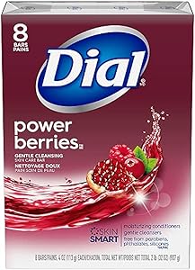 Dial Power Berries Bar Soap 4oz 16-Pack