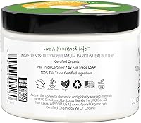 Nourish Organic Moisturizing Shea Butter 5.2 Oz Jar — image 2