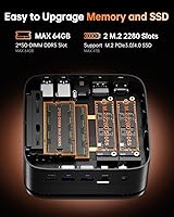 KAMRUI Hyper H1 Mini Gaming PC, AMD Ryzen 7 6800H, 16GB RAM, 512GB SSD — image 5