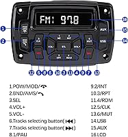 Citreal Marine Bluetooth Stereo Receiver — image 7