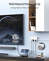 TROND Power Strip Surge Protector with USB Ports — image 5