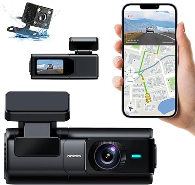 Aquota C5 Dual Dash Cam Front and Rear 2K+1080P