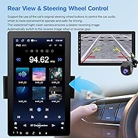 Haudio 10.1″ Rotatable Touch Screen Car Stereo Single Din — image 5