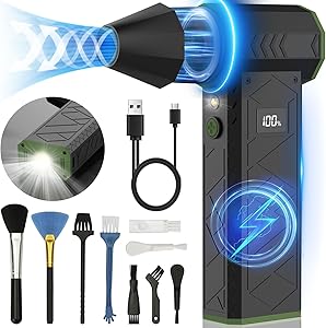 AUKZON Compressed Air Duster with Flashlight Review