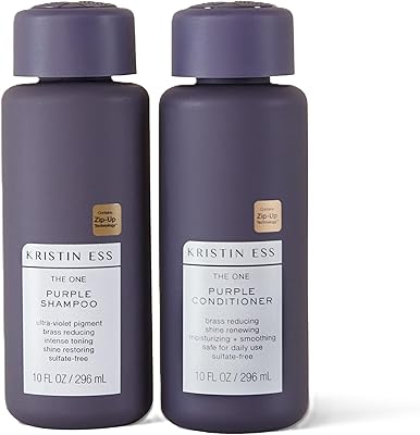 Kristin Ess Hair Purple Shampoo and Conditioner Set