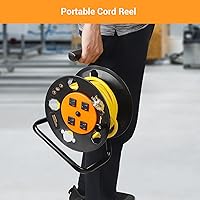 DEWENWILS Extension Cord Storage Reel 100ft 15A — image 7