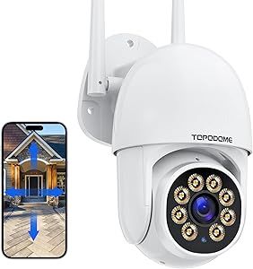 Topodome TD-S50B Wi-Fi Security Camera Outdoor 1080P Review