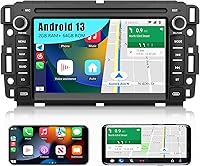 AWESAFE 7-inch Car Stereo for Chevy Silverado, GMC Sierra, Yukon 2007-2013, Android 13, 2GB RAM, 64GB ROM, Wireless CarPlay & Android Auto — image 1