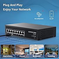 AUMOX PRO SG308P 8-Port PoE Gigabit Switch 120W — image 7