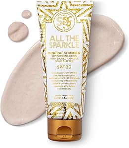 Sunshine & Glitter Biodegradable Glitter Sunscreen SPF 30 3.4oz Review