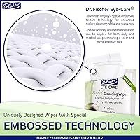 Dr. Fischer Eye Wipes - Hypoallergenic Eyelid Wipes (6 packs of 30 wipes) — image 2