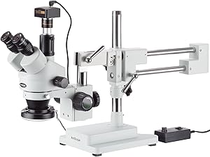 AmScope SM-4TZ-144-5MT Trinocular Stereo Microscope Review