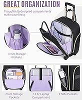 LIGHT FLIGHT Rolling Laptop Bag for Women — image 4